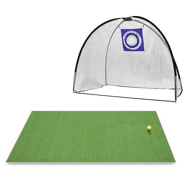 OneSwing Super Sized Driving Net Incl. Orlimar Golf Mat