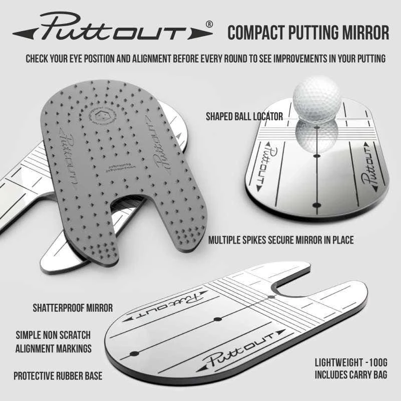 PuttOUT Compact Putting Mirror - Image 2