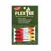 FlexTee Flexible Fluorescent Golf Tees Red/Orange/Yellow-8 Pack