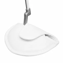 GENERIC Mallet Putter Synthetic Leather Headcover White Oversize